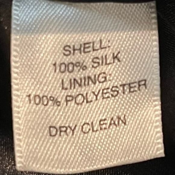 White House Black Market‎ 100% Pure Silk Party Event Dress NWOT Size 4 - Picture 10 of 12